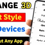 How To Change Mobile Font Style Without Any App