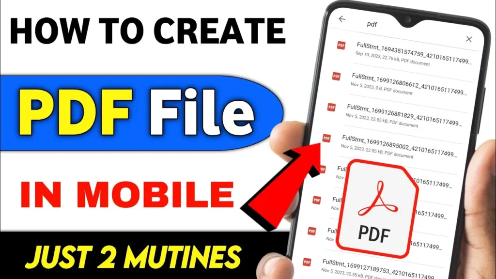 How To Create PDF File In Mobile From Gallery